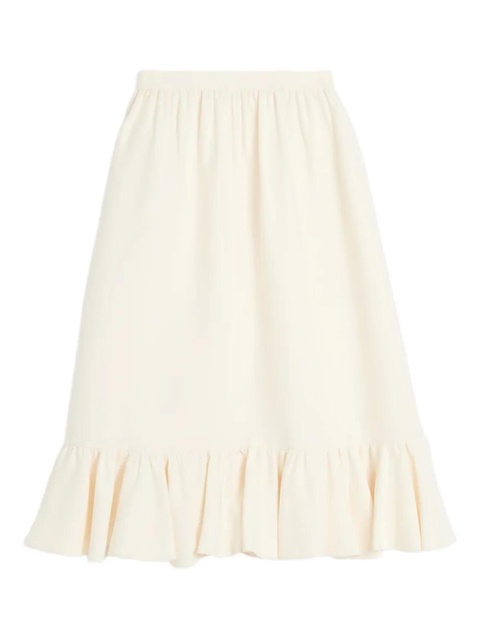 Valentino Garavani crepe midi skirt - Neutrals - zdjęcie produktu nr 1