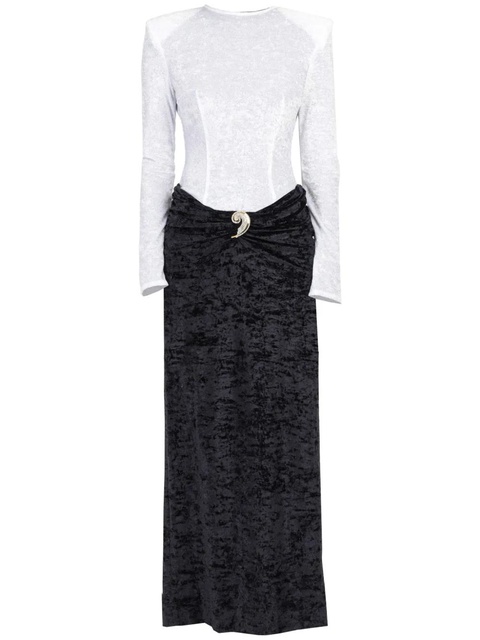 Rowen Rose bi-colour maxi dress - Black - zdjęcie produktu nr 1