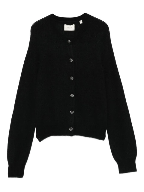 DÔEN Petra crystal-button cardigan - Black - zdjęcie produktu nr 1