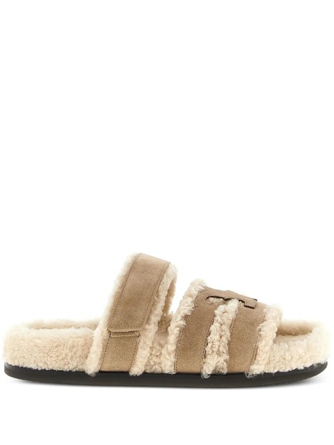 Tory Burch Ines shearling slides - Neutrals - zdjęcie produktu nr 1