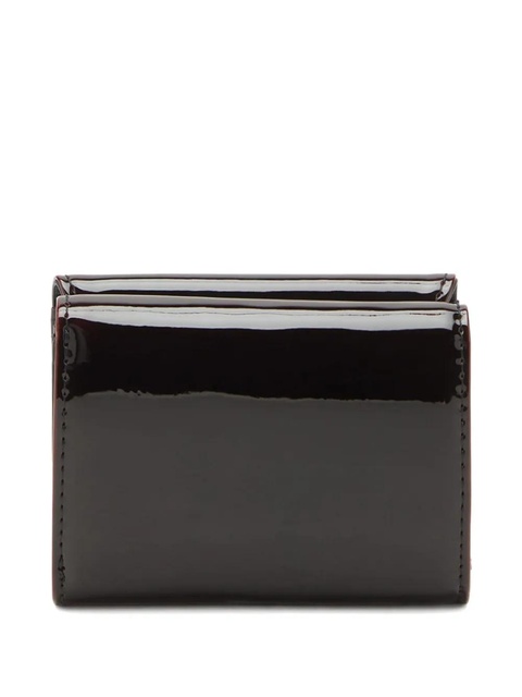 Diesel logo-plaque trifold wallet - Red - zdjęcie produktu nr 2