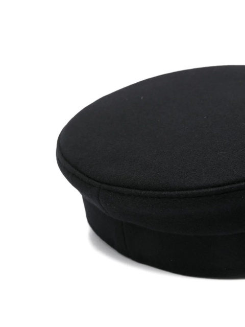 Ruslan Baginskiy embroidered-logo beret hat - Black - zdjęcie produktu nr 2