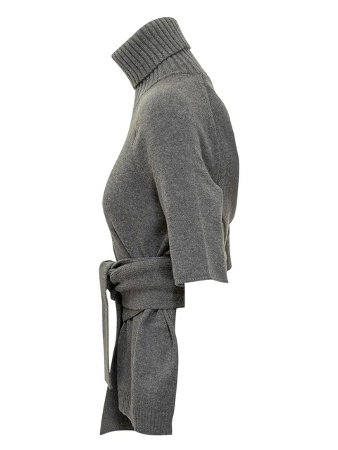 Lanvin turtleneck belted top - Grey - zdjęcie produktu nr 2