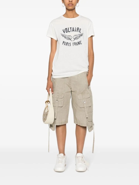 Zadig&Voltaire Walk Peace & Love T-shirt - White - zdjęcie produktu nr 2