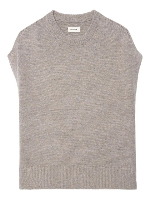 Zadig&Voltaire knitted sleeveless vest - Neutrals - zdjęcie produktu nr 1
