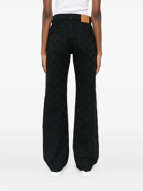 Casablanca monogram-print jeans - Black - zdjęcie produktu nr 2