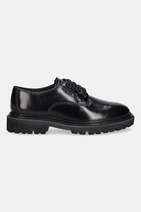 Gant półbuty skórzane Ivyhill damskie kolor brązowy na platformie 31531063 - zdjęcie produktu nr 2