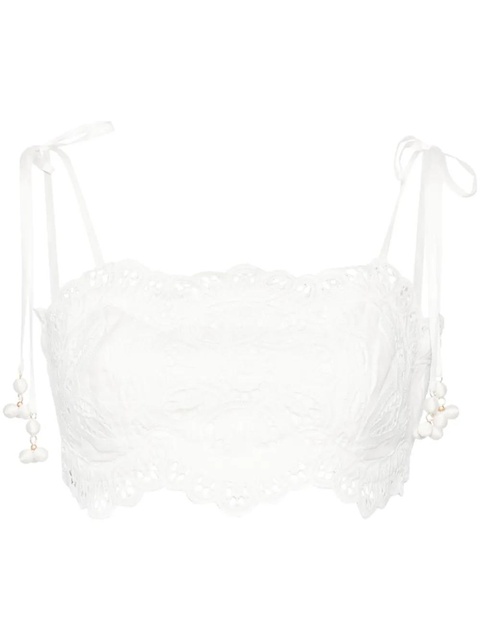 ZIMMERMANN Ottie broderie anglaise blouse - White - zdjęcie produktu nr 1