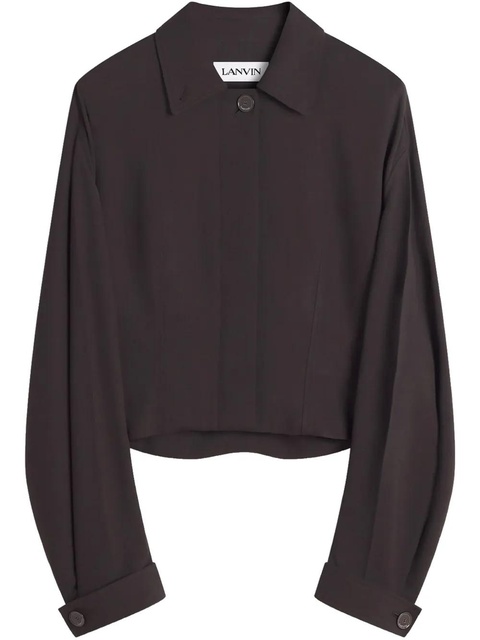 Lanvin high neck jacket - Brown - zdjęcie produktu nr 1
