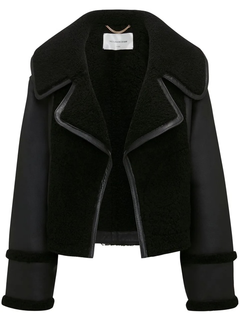 Victoria Beckham leather jacket - Black - zdjęcie produktu nr 1