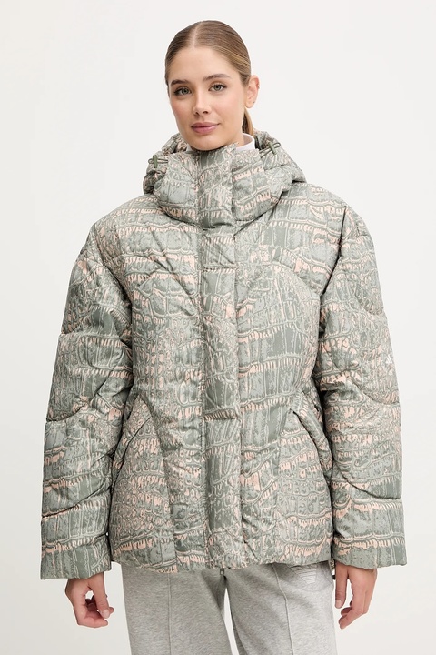 adidas by Stella McCartney kurtka kolor zielony zimowa JX6787 - zdjęcie produktu nr 1
