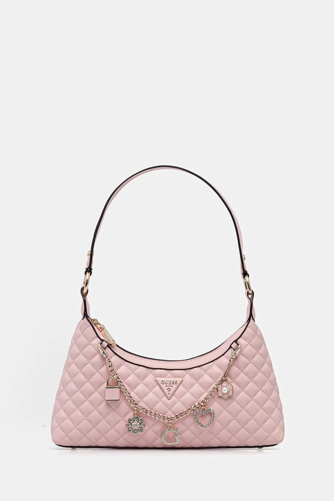 Guess torebka EVERLEE kolor różowy HWEG86 79180 - zdjęcie produktu nr 1