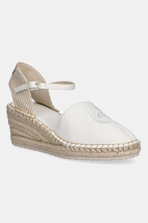 Gant espadryle Luliza kolor beżowy na koturnie 30569947.G20 - zdjęcie produktu nr 1