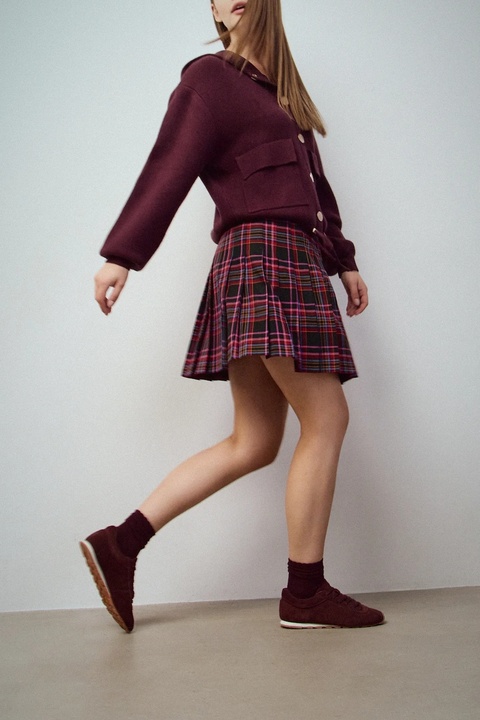 Medicine sneakersy kolor bordowy - zdjęcie produktu nr 1