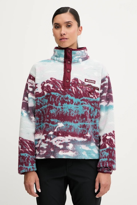 Columbia bluza sportowa Helvetia kolor niebieski wzorzysta 2098501 - zdjęcie produktu nr 1