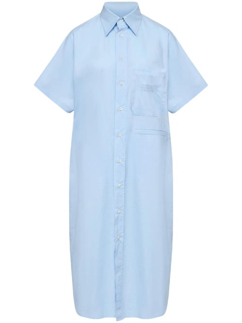 MM6 Maison Margiela cotton shirt dress - Blue - zdjęcie produktu nr 1