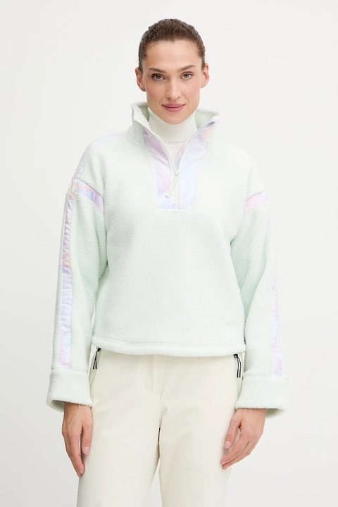 Helly Hansen bluza polarowa IMPERIAL damska kolor zielony gładka 49581 - zdjęcie produktu nr 1