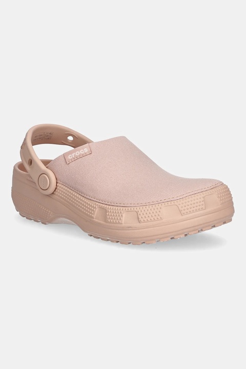 Crocs klapki Classic Crafted Clog damskie kolor beżowy 211354 - zdjęcie produktu nr 1
