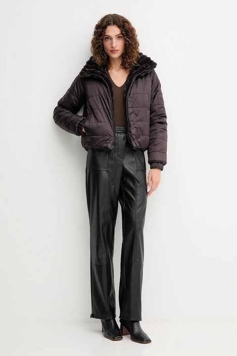United Colors of Benetton sweter wełniany damski kolor brązowy lekki 1002D401Y - zdjęcie produktu nr 2