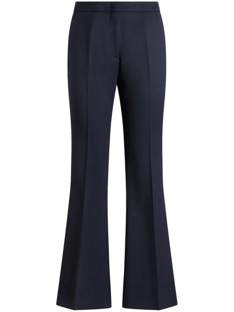 ETRO gabardine flared trousers - Blue - zdjęcie produktu nr 1