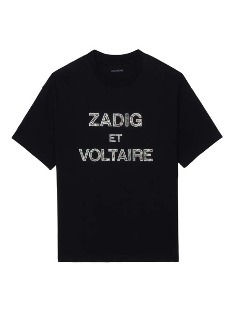 Zadig&Voltaire Tedda strass T-shirt - Black - zdjęcie produktu nr 1