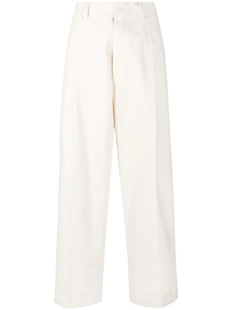 Maison Margiela tonal pattern high-waist trousers - Neutrals - zdjęcie produktu nr 1