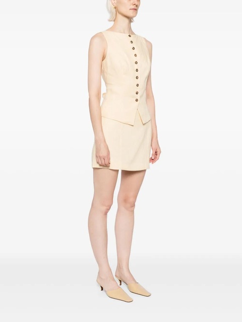 Reformation Lina linen two piece - Yellow - zdjęcie produktu nr 2