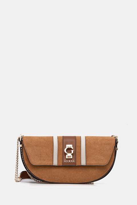 Guess torebka zamszowa ERENIA kolor brązowy HWSB78 38210 - zdjęcie produktu nr 1