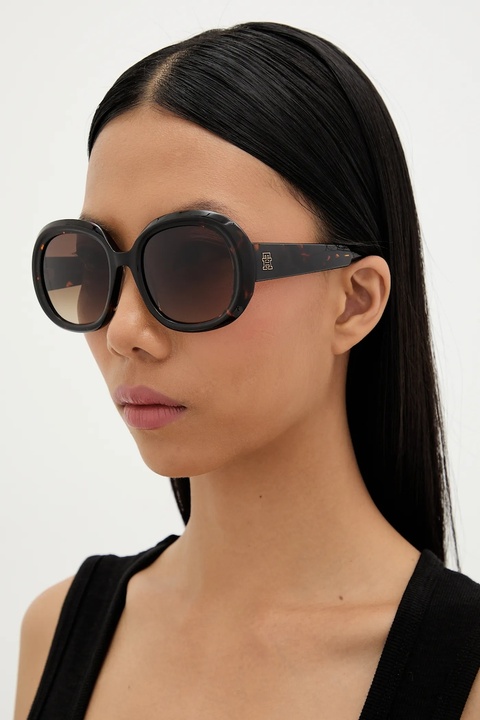 Tommy Hilfiger okulary przeciwsłoneczne damskie kolor czarny TH 2284/S - zdjęcie produktu nr 1