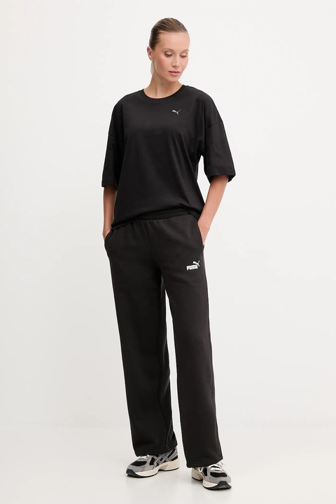 Puma t-shirt bawełniany damski kolor czarny 688148 - zdjęcie produktu nr 2