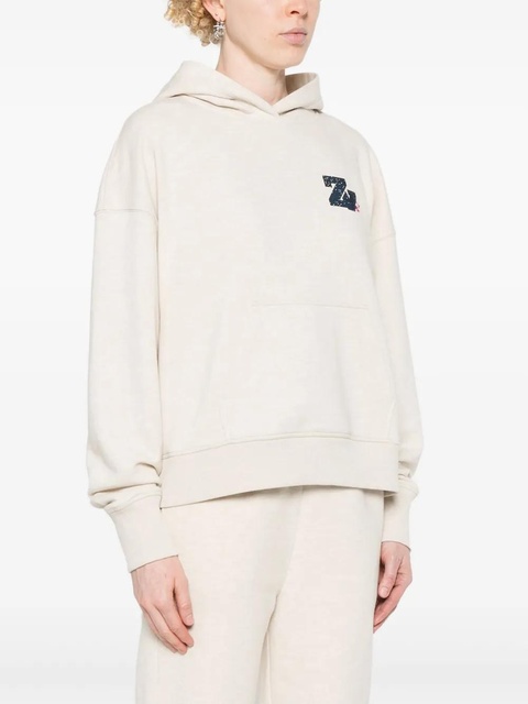 Zadig&Voltaire logo-embellished mélange hoodie - Neutrals - zdjęcie produktu nr 1