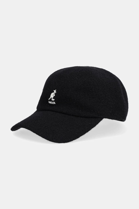 Kangol czapka z daszkiem z wełną SPACECAP kolor czarny K3660.BK001 - zdjęcie produktu nr 1