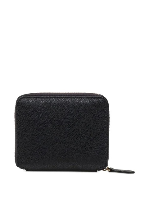 PINKO Taylor embossed logo zip-around purse - Black - zdjęcie produktu nr 2