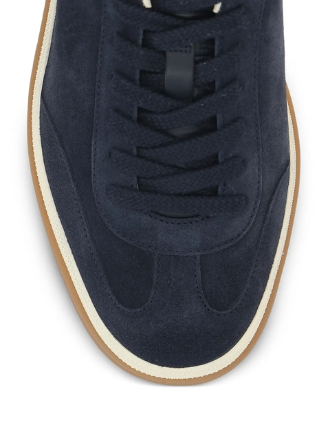 Loro Piana Tennis Walk suede sneakers - Blue - zdjęcie produktu nr 2