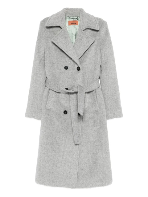 Missoni double-breasted belted coat - Grey - zdjęcie produktu nr 1