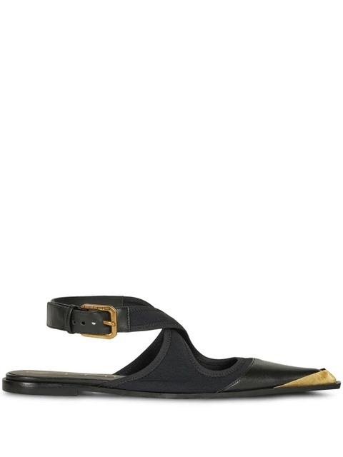ETRO pointed slingback ballerina shoes - Black - zdjęcie produktu nr 1
