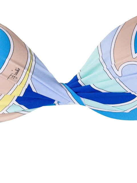 PUCCI Quirimbas print bikini top - Blue - zdjęcie produktu nr 2
