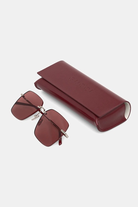 Gucci okulary przeciwsłoneczne damskie kolor srebrny GG1955SA - zdjęcie produktu nr 2