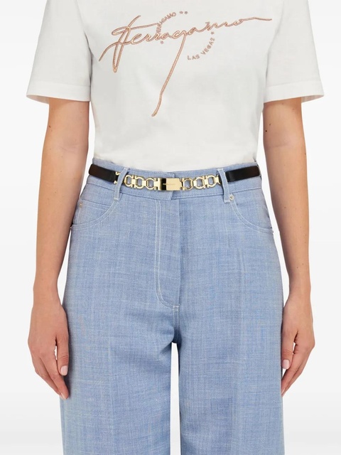 Ferragamo Extendable Gancini bijoux belt - Black - zdjęcie produktu nr 2