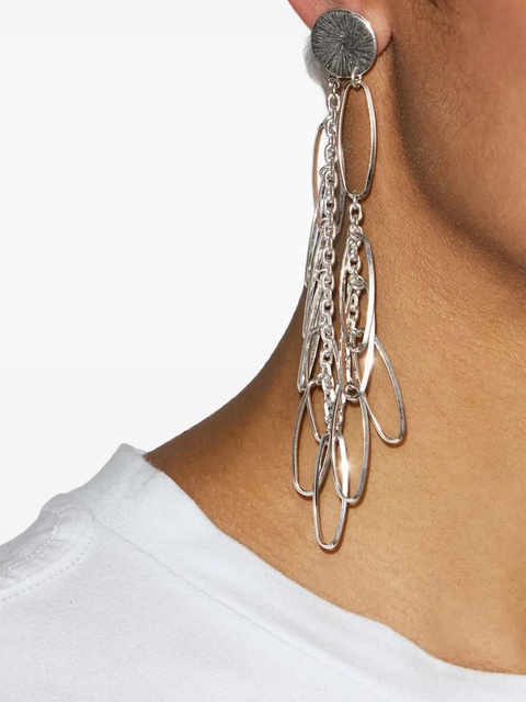 ISABEL MARANT Jodie fringed drop earrings - Silver - zdjęcie produktu nr 2