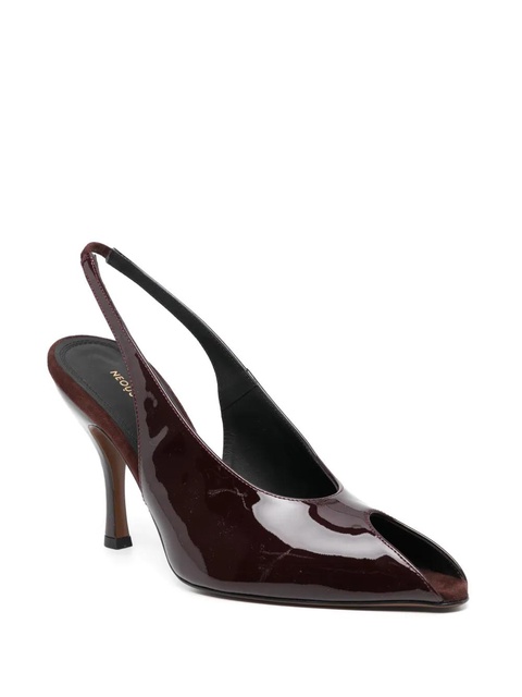 NEOUS 90mm Hamal pumps - Brown - zdjęcie produktu nr 1