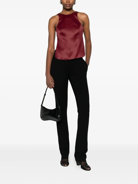Sportmax straight-leg knitted trousers - Black - zdjęcie produktu nr 2