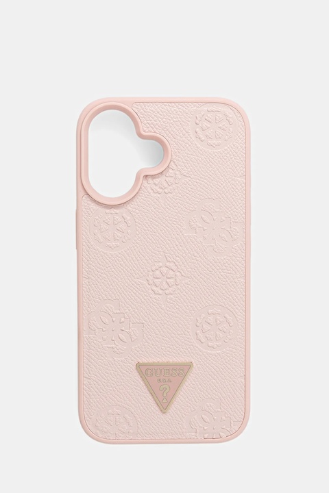 Guess etui na telefon iPhone 16 kolor różowy GUHMP16SPGBTMP - zdjęcie produktu nr 1