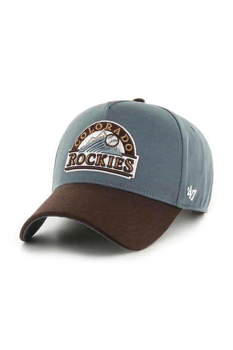 47 brand czapka z daszkiem bawełniana MLB Colorado Rockies Sure Shot kolor niebieski BAS-MDTTC927GWP-S098 - zdjęcie produktu nr 1