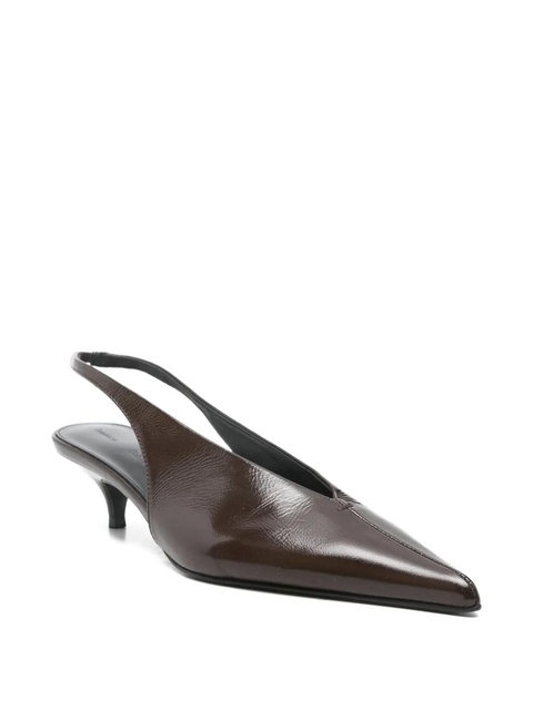 Proenza Schouler 40mm pointed slingback pumps - Brown - zdjęcie produktu nr 1