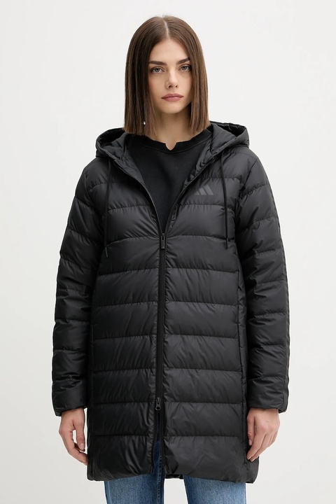 adidas kurtka puchowa Essentials kolor czarny zimowa JM4086 - zdjęcie produktu nr 1