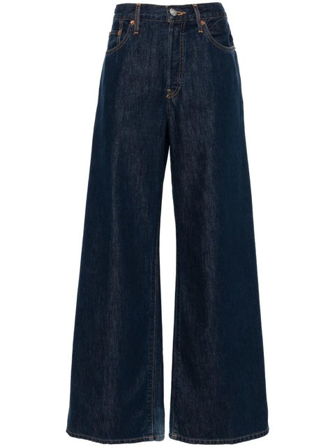 RE/DONE Fortuna mid-rise palazzo jeans - Blue - zdjęcie produktu nr 1