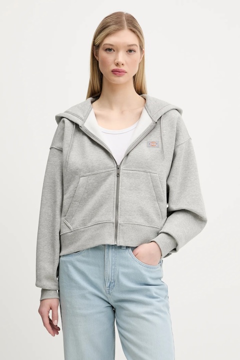 Dickies bluza damska kolor szary z kapturem melanżowa DK0A4Y1ZHG01 - zdjęcie produktu nr 1