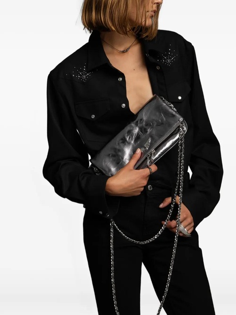 Zadig&Voltaire Rock Vintage clutch bag - Grey - zdjęcie produktu nr 2