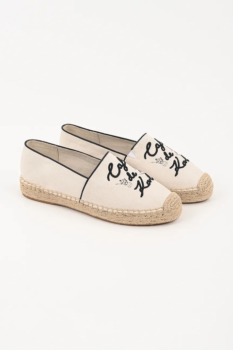 Karl Lagerfeld espadryle KAMINI DUO kolor beżowy KL81125 - zdjęcie produktu nr 2